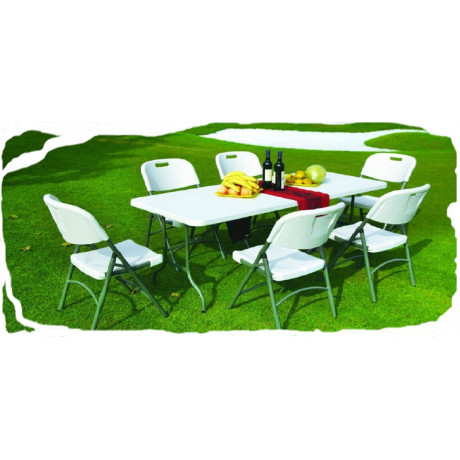 Zahradní set / posezení Stůl 180x75 + 6x židle