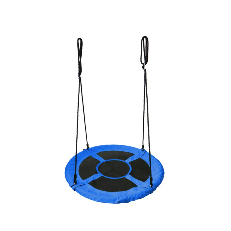 Závěsný houpací kruh / hnízdo 100 cm - modrý