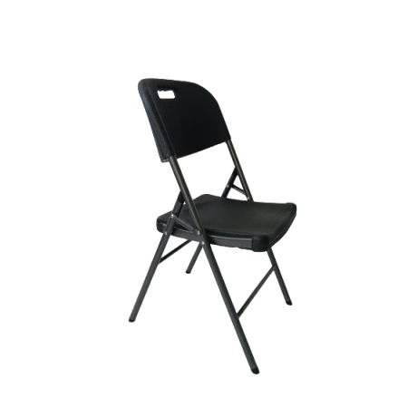 Cateringová skládací židle 1ks - černá