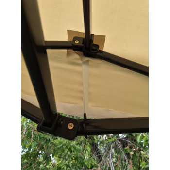 Nůžkový stan HEXAGON STEEL 2x3 (m) + 4 boky - 3 barvy