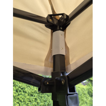 Nůžkový stan HEXAGON STEEL 2x3 (m) + 4 boky - 3 barvy